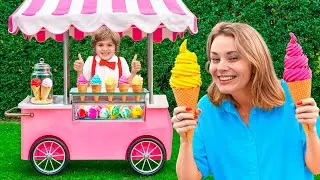 Eva and Friends Explore Ice Cream Truck and other Adventures