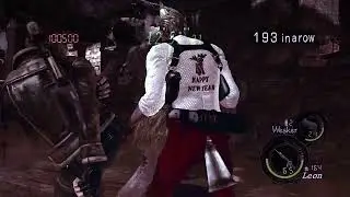 Resident Evil 5 4 Player NO MERCY Ancient Ruins Mercenaries with Leon & Jill & Wesker & Ashley