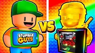 МОБИЛЬНЫЕ УСТРОЙСТВА против ПК в Stumble Guys!