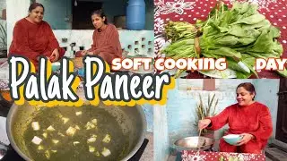 A Calm Cooking Day 🤍 | Home and Kitchen Vlog | Palak Paneer by RoopDollyLifestyles 