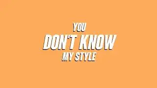 Dee J  Baker   Not Gang Lyric Video Prod by Penacho (Official Lyric Video)