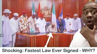 The Quickest Signed Law in Nigeria&rsquo;s History | Tinubu Shocked Nigerians &mdash; But Why?