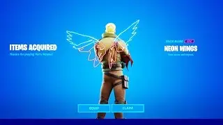 UNLOCKING *FREE* NEON WINGS BACK BLING!