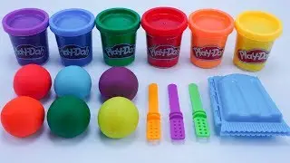 Making 3 Ice Cream out of 6 Colors Play Doh Popsicles | Learn Colors with 8 Color PlayDoh Fun!