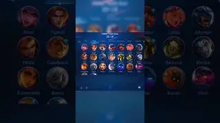 #mobilelegends HERO CHECK ☑ complete ☑