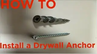 How to install a Drywall Anchor #drywall #wallhanging #anchor #drywalltube #diy #tools #how #howto 