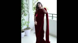 ✨2025 ka red saree design #newnet​ #saree​ #design​ #new​ #party​ #wearsaree​new saree design🔥