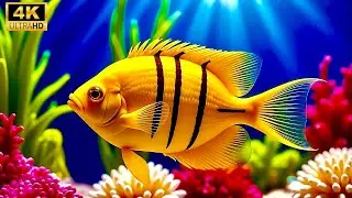 The Best 4K Aquarium &ndash; Soothing Jellyfish & Reef Fish with Sleep Music