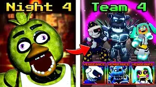 1 NIGHT BEAT = UPGRADE TEAM In Five Nights TD..