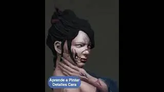 How to Paint Face Details - Black Lotus // Paint Miniatures #shorts @Zwo&Company
