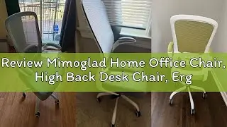 Review Mimoglad Home Office Chair, High Back Desk Chair, Ergonomic Mesh Computer Chair with Adjustab