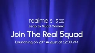 Realme 5 Series I Launch event Live stream From India