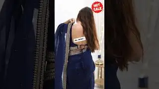 🔥Soft Organza Real Handwork Saree Review | Price ₹ 1499/- | Book Order DM +91 7899021263 #shorts