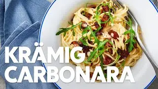 Krämig svenne-carbonara med bacon OCH grädde 😋