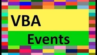 VBA Events