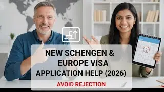 Europe & Schengen visa application for work or residence 2026 AVOID Rejection #WorkInEurope #viral 