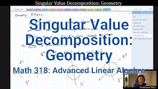 (Lecture 21) Singular Value Decomposition: Geometry