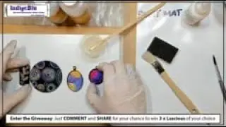 Flitterglu Luscious and Resin techniques