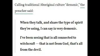 Pentecostal Christians Are Burning Australia&rsquo;s Sacred Aboriginal Objects