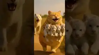 ai animated orange 🍊 cat funny /19/08/2025(9:43.am))