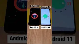 Samsung S22 vs. Samsung A40 boot up! Android 14 vs. Android 11 #android14 #galaxys22 #android11 #a40