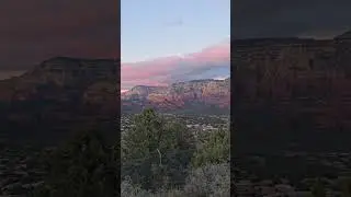 Sunset at Airport Scenic Lookout &ndash; Sedona, Arizona