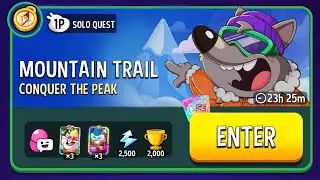 Mountain trail conquer the peak solo challenge match masters today gameplay