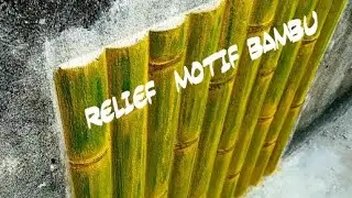 relief of bamboo motif |kreativ simple