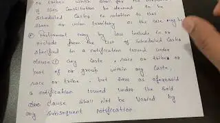 ARTICLE-341 CONSTITUTION OF INDIA | PART-16 | POLITY | @npreparationpoint2360