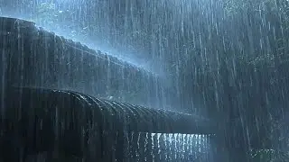 Gentle Night RAIN - Rain Sounds For Sleeping - Thunderstorm Sounds, Relax, White noise, ASMR