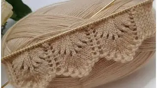 The best knitting pattern 2026 | latest single colour knitting boder pattern 