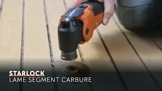 Lame segment &agrave; concr&eacute;tion carbure