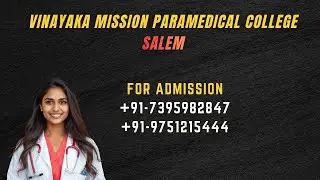 Vinayaka Mission Medical College Salem Best Paramedical College Tamilnadu