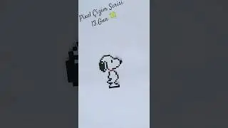 Pixel &Ccedil;izim Serisi 13.Gun 🍀 #cute #animalcrossing #love #art #pixelarmy #drawing #pixelatedarmy