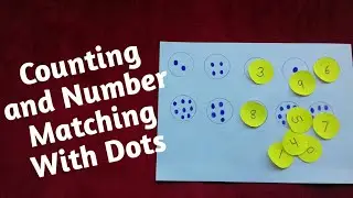 Counting And Number Matching With Dots #mathsactivities