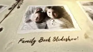 Family Album Slideshow | Heartfelt After Effects Template for Family Memories & Life Moments