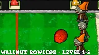 Plants vs Zombies DS - WALLNUT BOWLING - [LEVEL 1-5] - Walkthrough Guide Gameplay