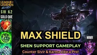 Wild Rift – Shen Support Guide 2025 | How To Maximize Shield | Build, Runes & Gameplay