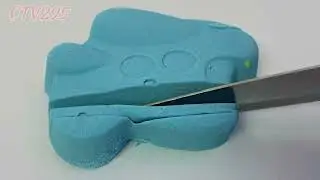 Satisfying Rainbow Kinetic Sand Starts with Playdoh &  Cutting ASMR 🌈 Squish Kinetic Sand @CTV295 