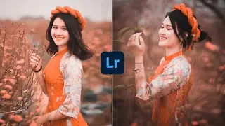 Moody Orange Preset - Lightroom mobile | DebPixels | Dark Orange Preset
