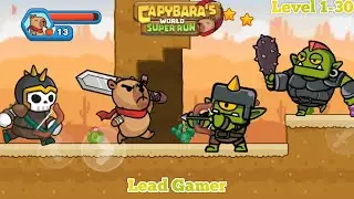 Capybara World Super Run Game | Level 1-30 | #gaming #games #leadgamer