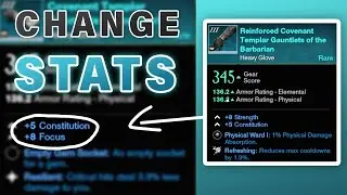 How to Change STATS on Your Faction Gear ► New World
