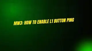 MW3: How To Enable L1 Button Ping