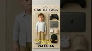 How to make your starter pack ? #starterpack #chatgpt #ia