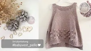 curly.strick.sisters | #babyvest_pello | Tutorial | diy | Anleitung Anf&auml;nger geeignet