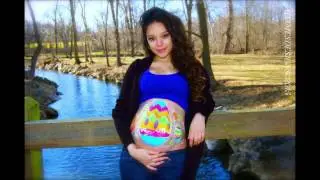 Easter Maternity Photoshoot {Quick Clip}
