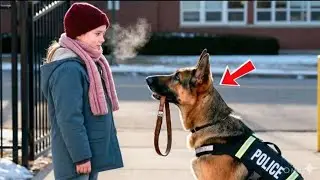 Police Dog Breaks Command to Protect a Little Girl &mdash; The Reason Shook the Entire City