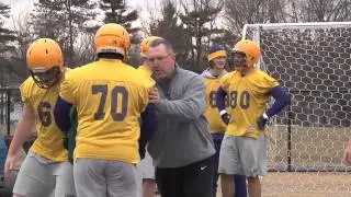 UAlbany Football Mic'd up:  Coach Jim Sweeney