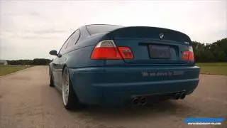 Eisenmann BMW E46 M3 with Race Performance 4x83mm tips