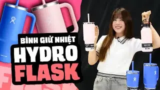 Tr&ecirc;n tay loạt b&igrave;nh giữ nhiệt Hydro Flask vừa được ph&acirc;n phối ch&iacute;nh thức bởi Hằng Đặng